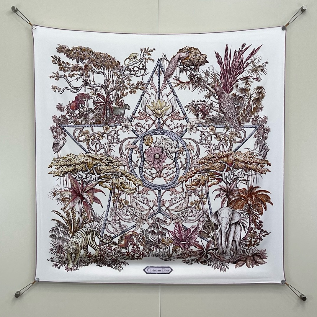 img_8928 Dior Travel Star Silk Scarf - Image 1