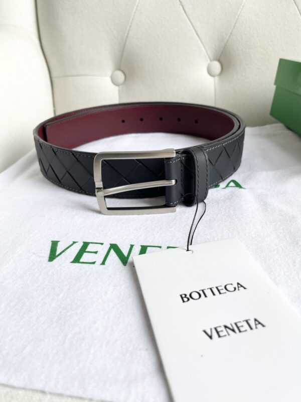 BV Men’s Double-sided Belt Midnight Blue / Bordeaux Red