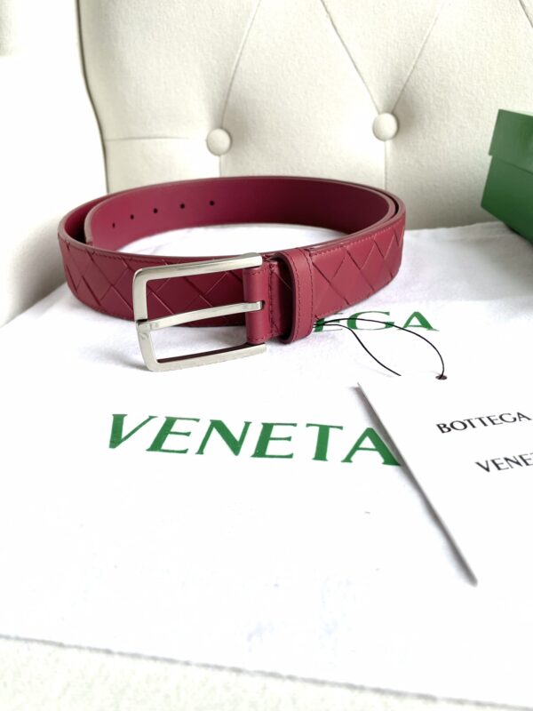 BV Men’s Double-sided Bordeaux Red Belt