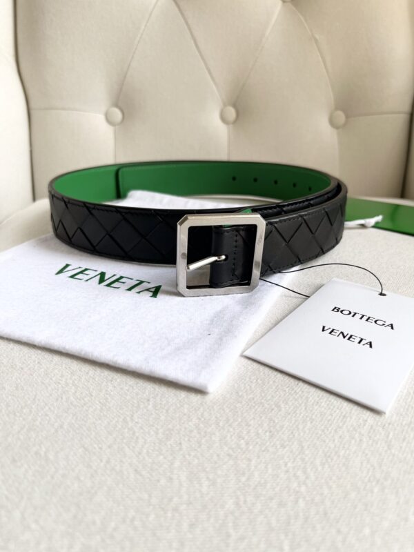 BV Men’s Double-sided BeltBlack/Green