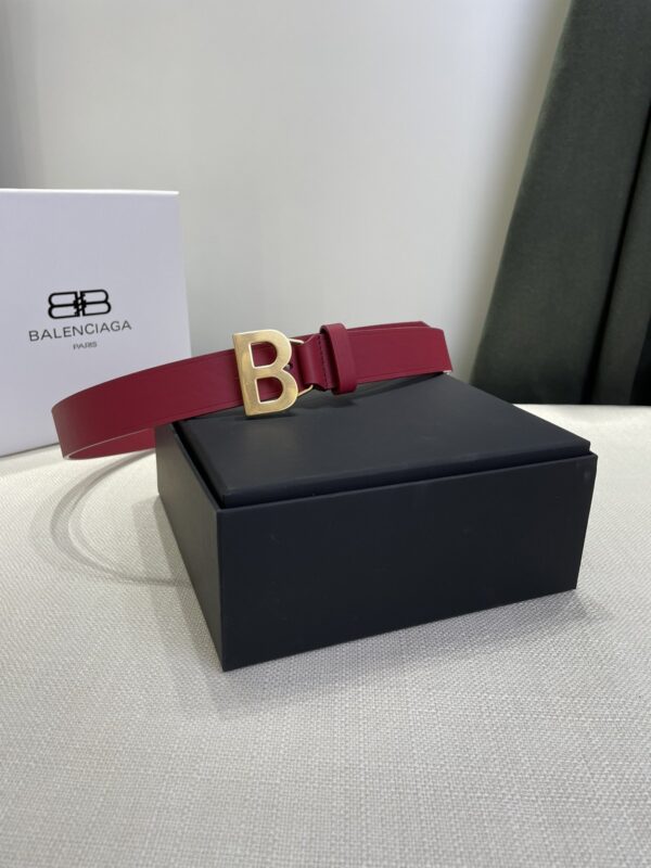 Balenciaga Women’s Double-sided Belt Purple