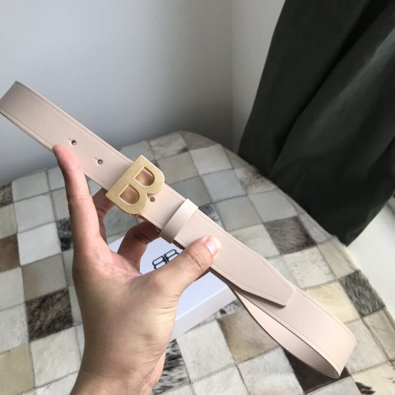 Balenciaga Women’s Double-sided Belt Apricot