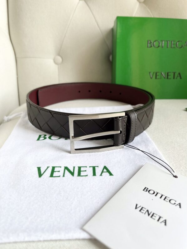 BV Men’s Double-sided Belt Brown/Bordeaux Red