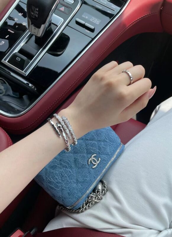 Bulgari 18k Gold Snake Bracelets