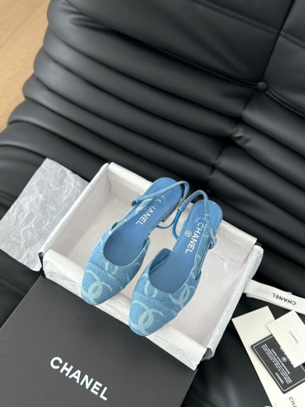 Chanel slingback 16 colors shoes 2024