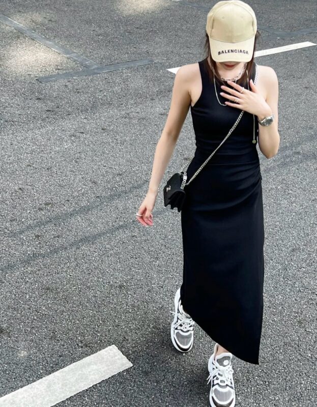 Chanel Enamel Handle Black Clutch