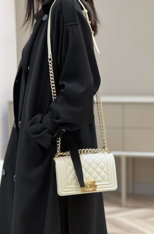 Chanel Leboy Small Classic Caviar Leather 20cm