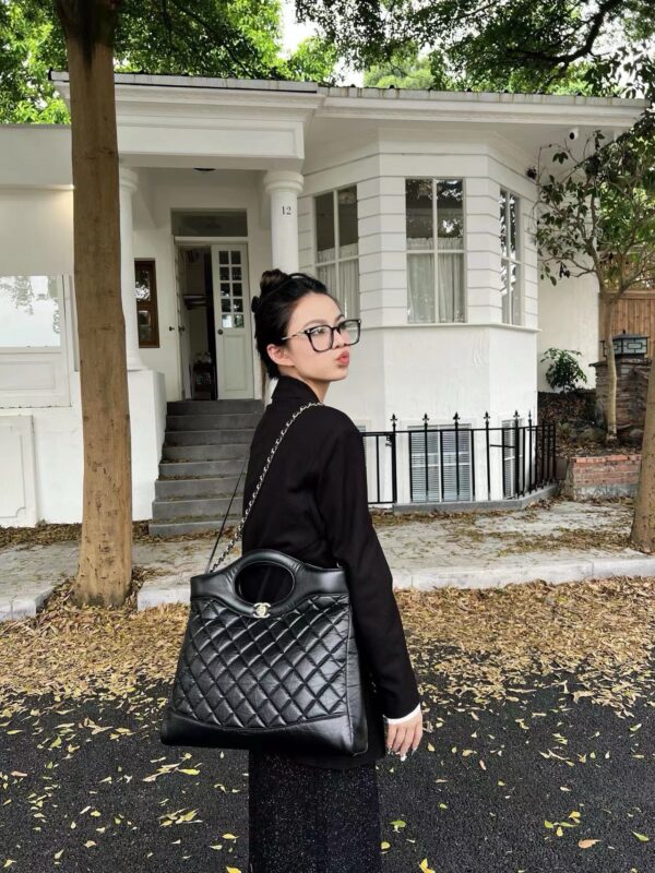 Chanel Large Shopping Black Tote