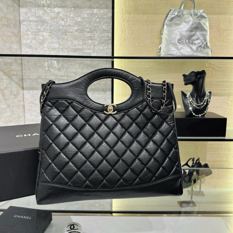 Chanel Large Shopping Black Tote