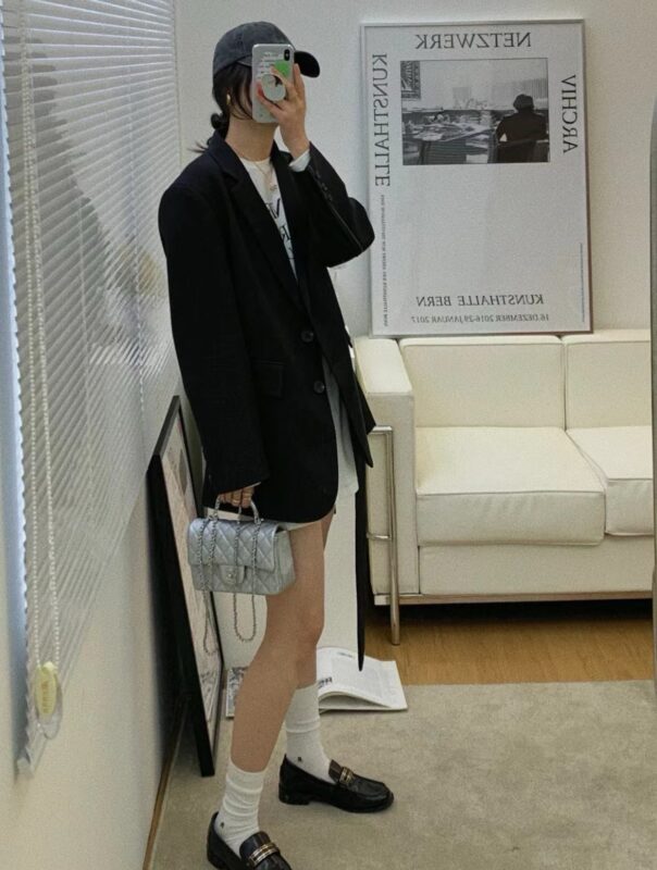 Chanel Mini Handle Silver