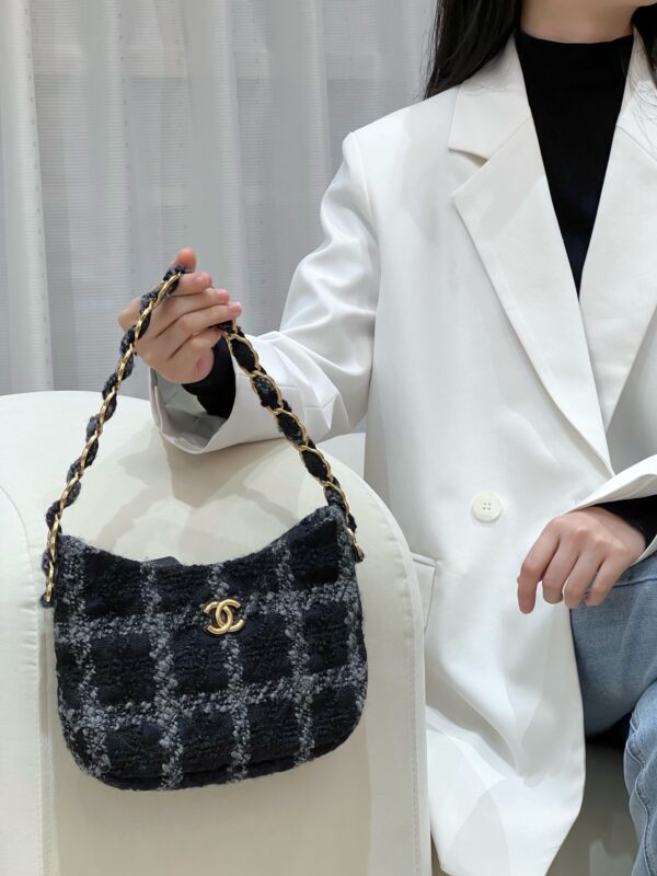 Chanel 22k Plaid Patterns Bag