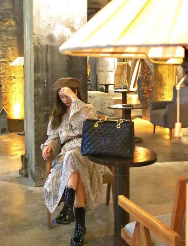 Chanel Grand Shopping Black Tote