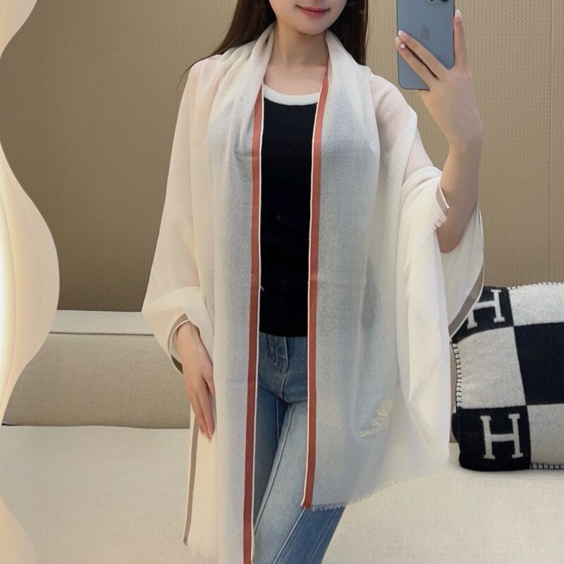 Loro Piana Scarf 190x90cm 100% Cashmere