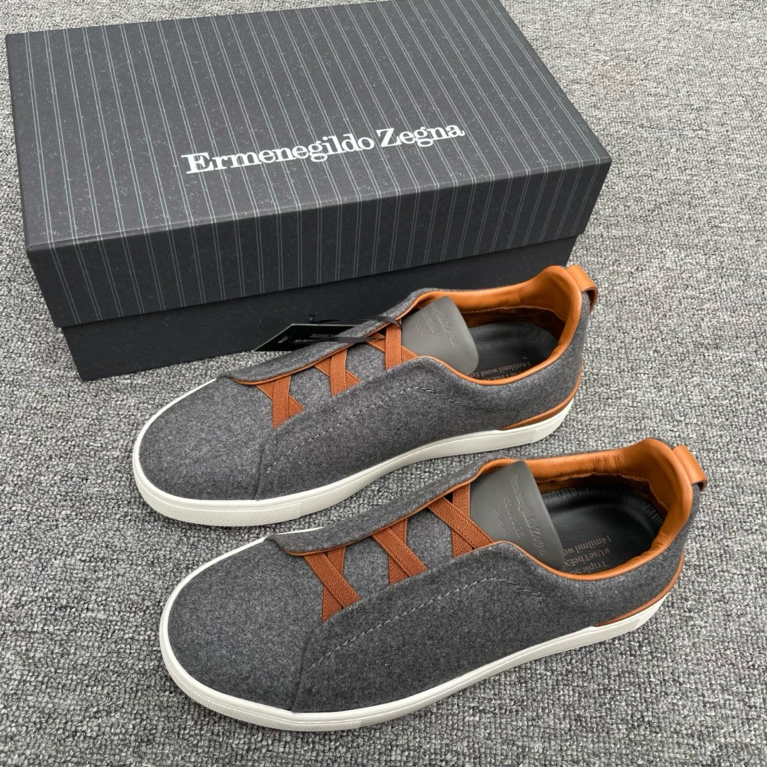 img_2752 Zegna Casual Canvas Sneakers - Image 1
