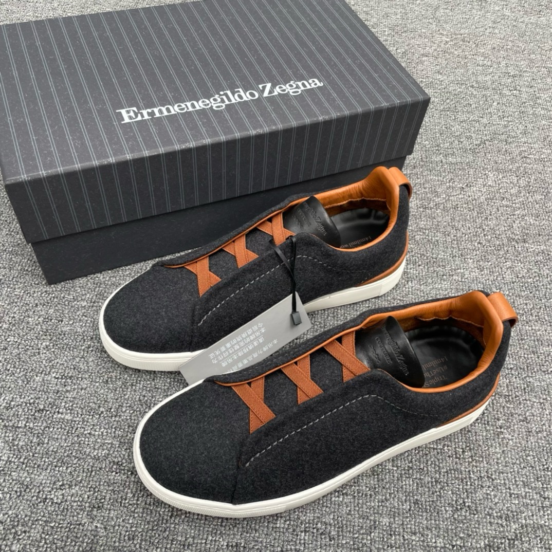 img_2761 Zegna Casual Canvas Sneakers - Image 1