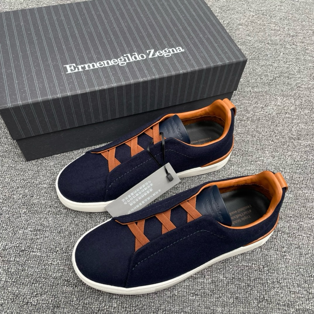img_2770 Zegna Casual Canvas Sneakers - Image 1