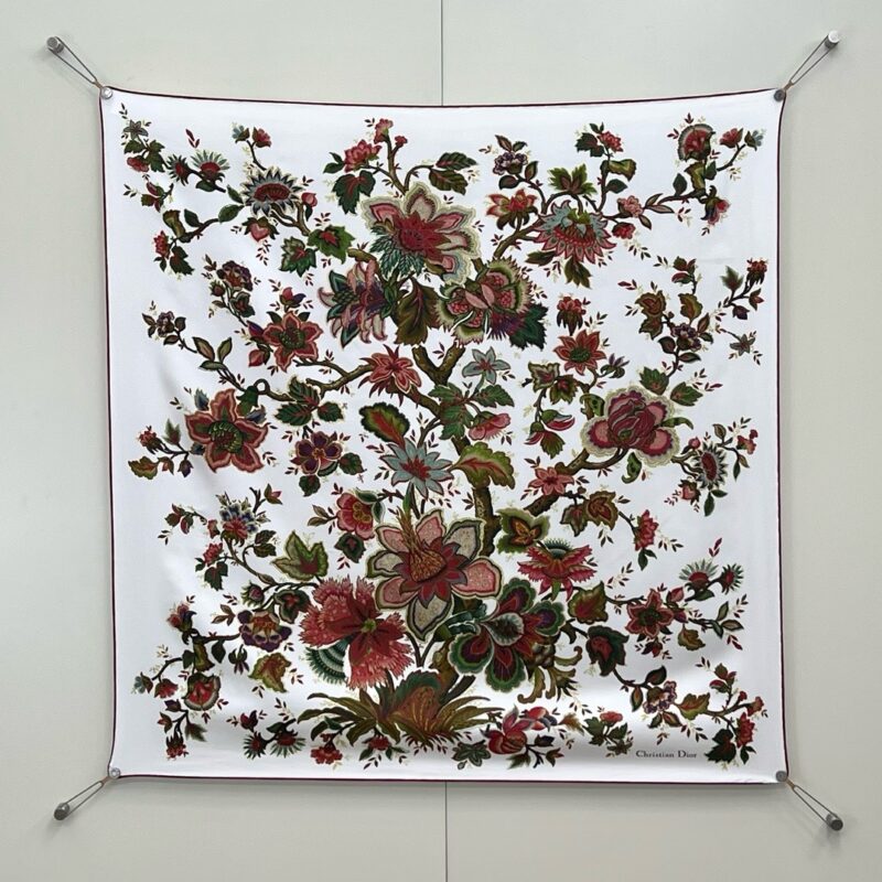 Dior Tree of Life Scarf 90x90cm 100% Silk