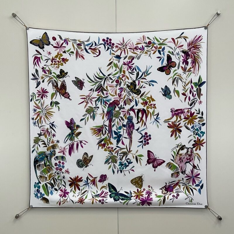 Dior Jungle Scarf 90x90cm 100% Silk