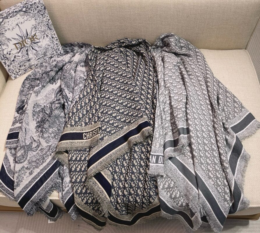 Dior Classic Monogram Square Scarf