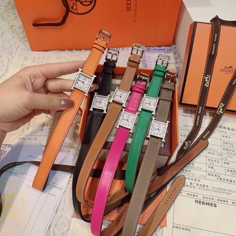 Hermès Heure H series Enamel Bezel Collection