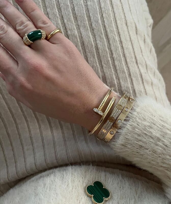 18k Gold Diamond Bracelets