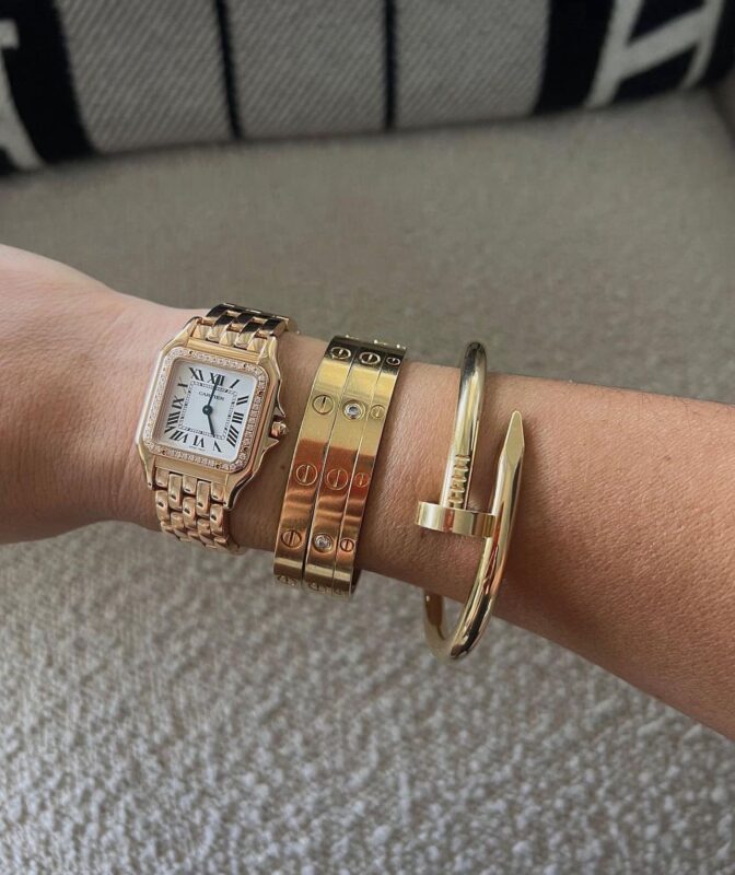 Cartier 18k Gold Bracelets