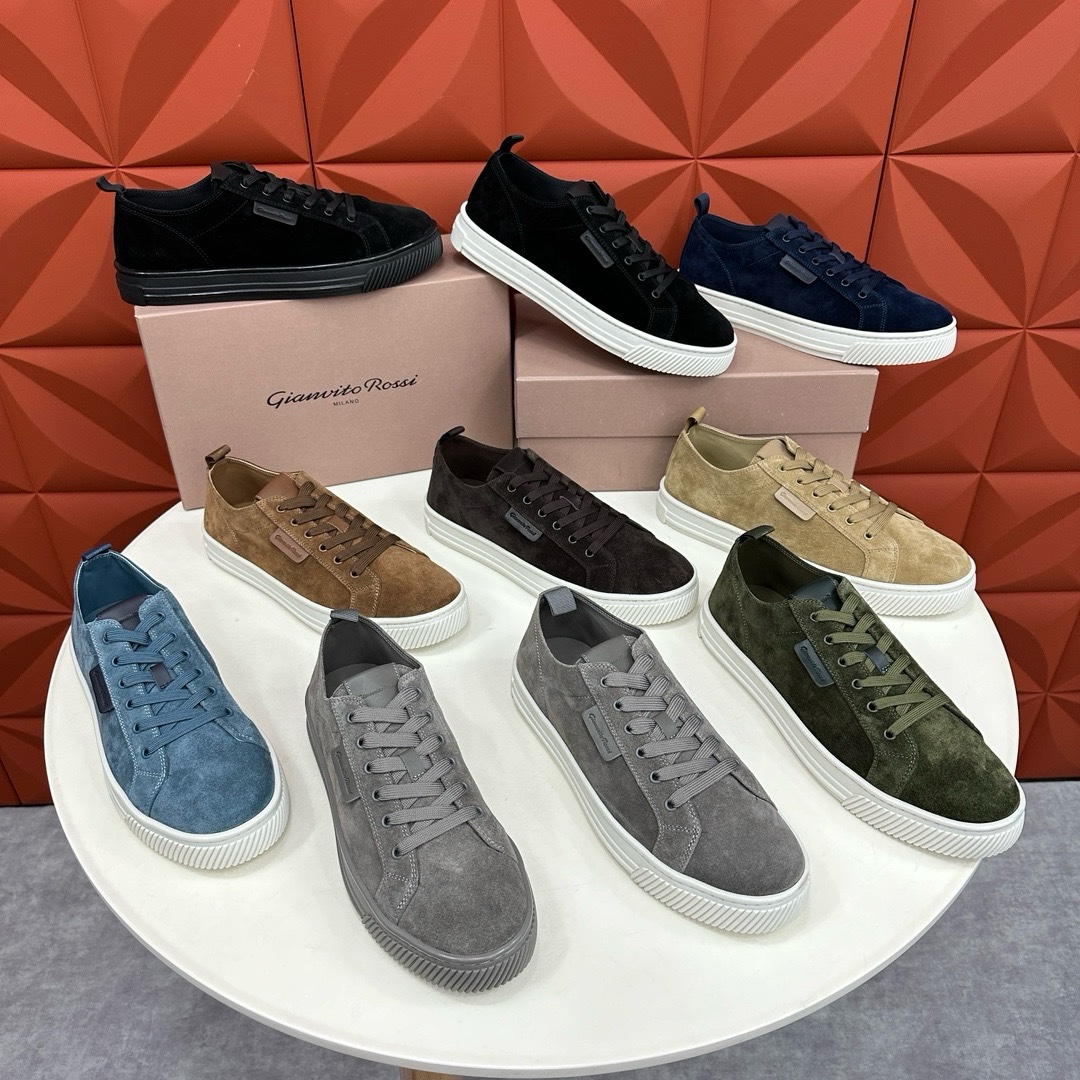 img_5861 Gianvito Rossi Suede Low-top Sneakers - Image 1