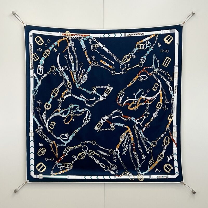 Hermès Jumping Horse 90х90cm 100% Silk