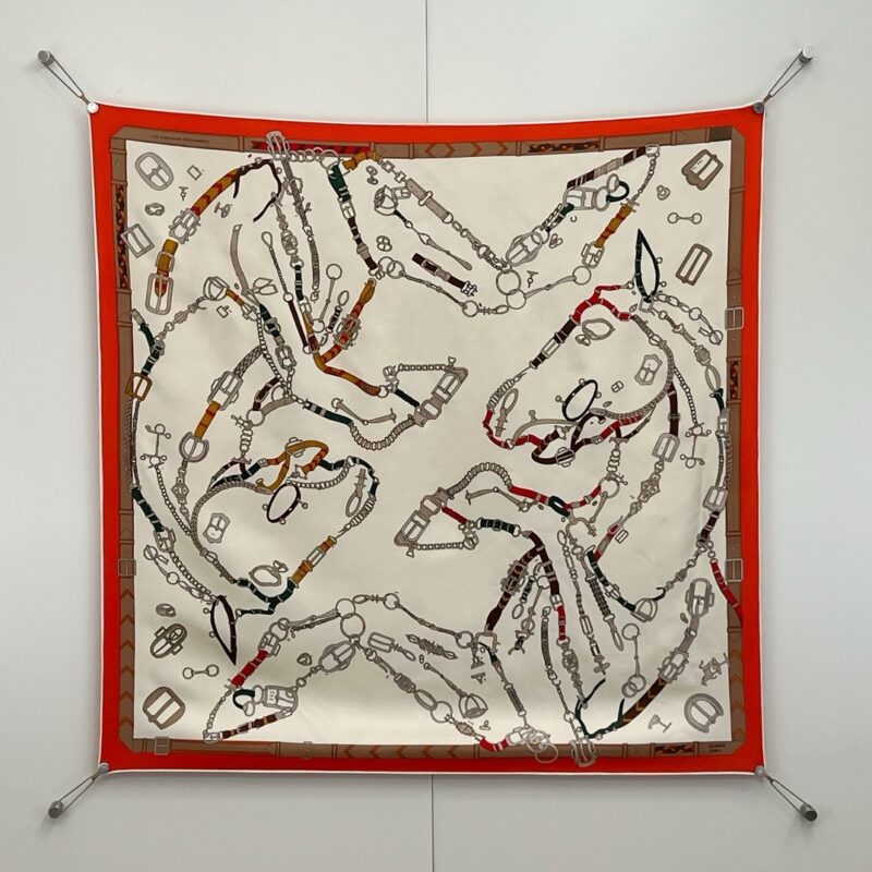 Hermès Jumping Horse 90х90cm 100% Silk
