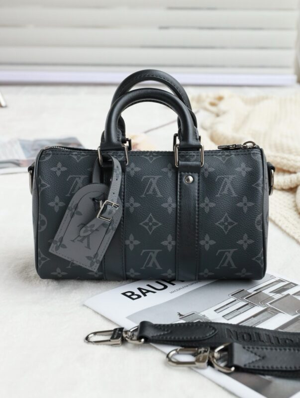 LV Keepall 25 Monogram Eclipse Reverse Bag