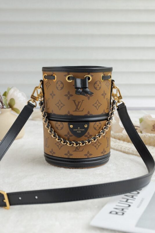 LV Canoé Monogram Handbag Yellow Flower