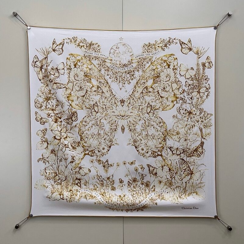 Dior 90cm Butterfly Scarf Collection