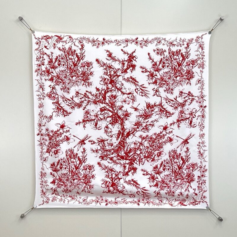 Dior 90cm Flower Scarf Collection