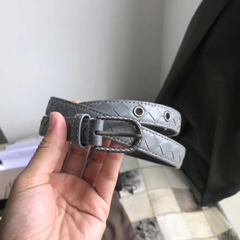 BV Women’s Hand-Woven Belt Gray