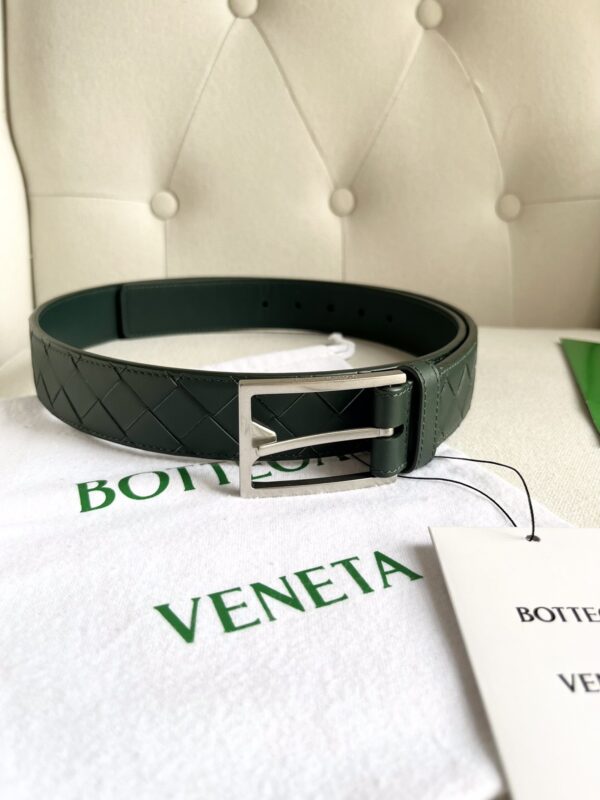 BV Men’s Grid Belt Pine Cypress Green