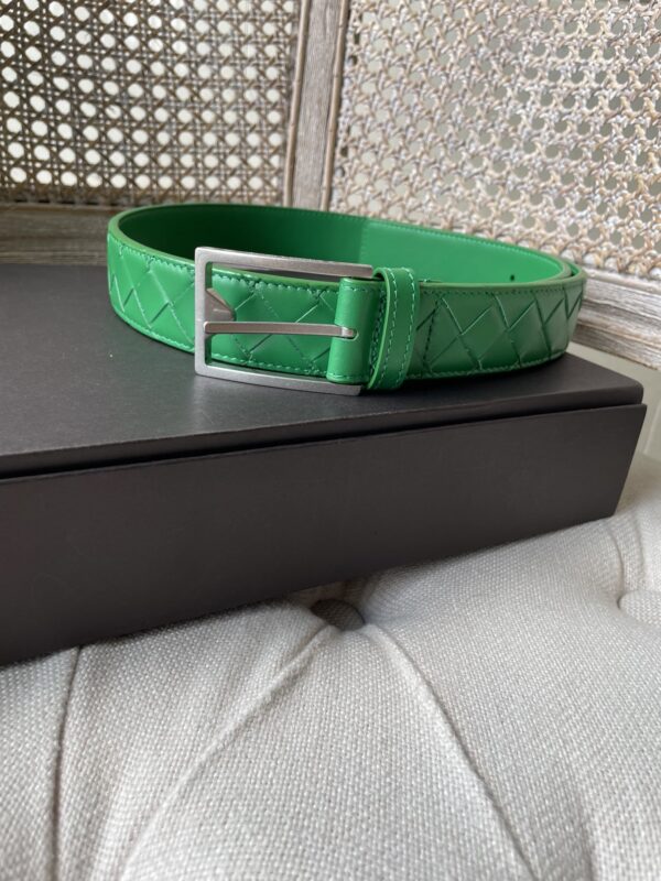 BV Men’s Double-sided Belt  Bamboo Green