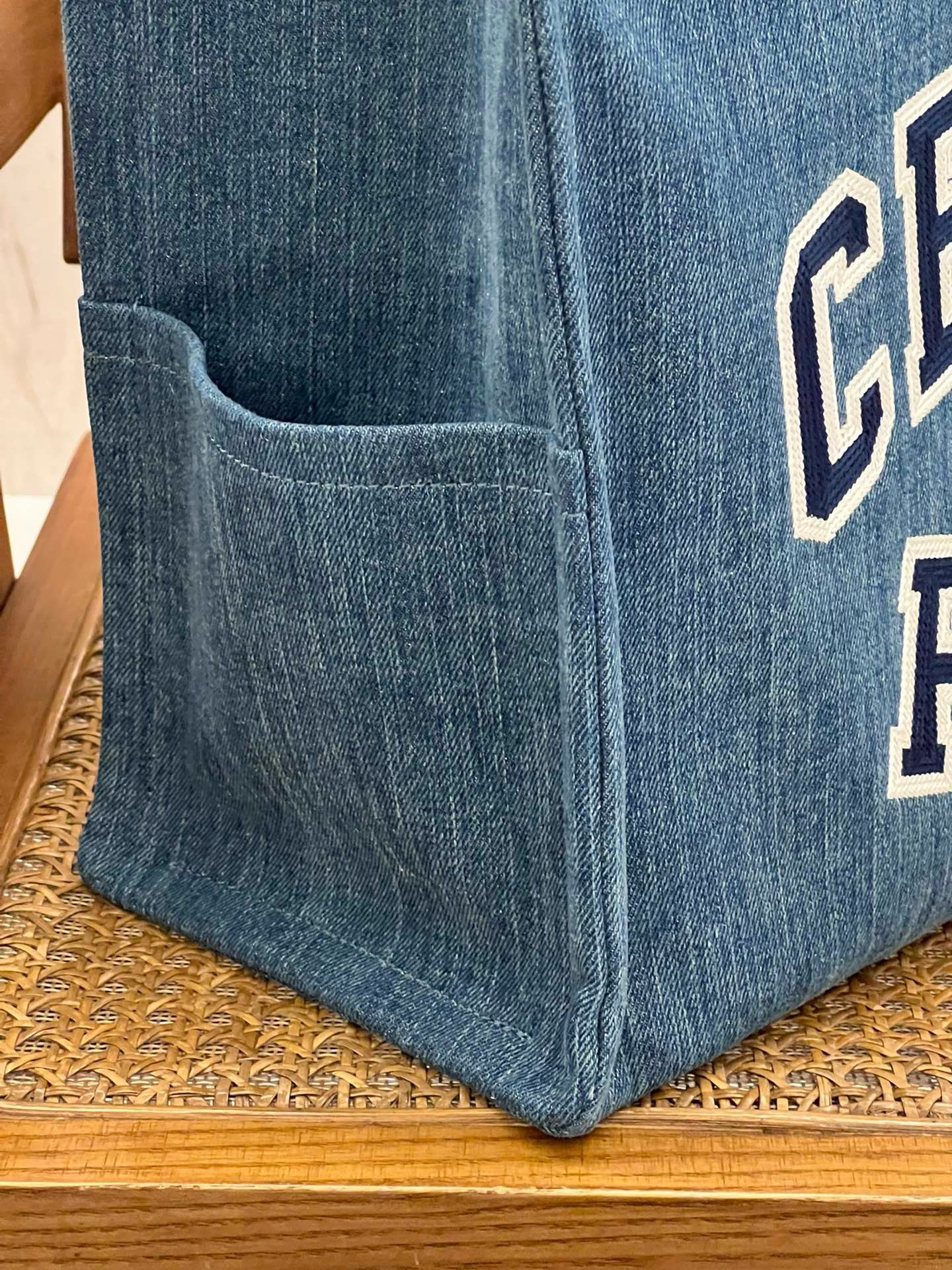 Celine Suede Tote - Image 5