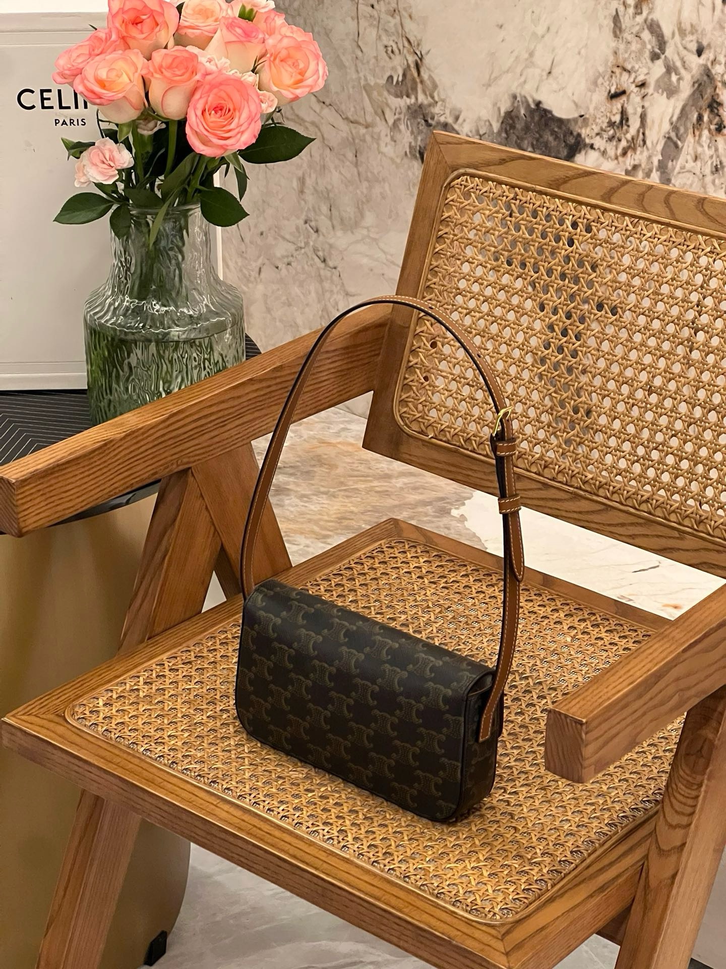 Celine Triomphe Shoulder Bag - Image 2