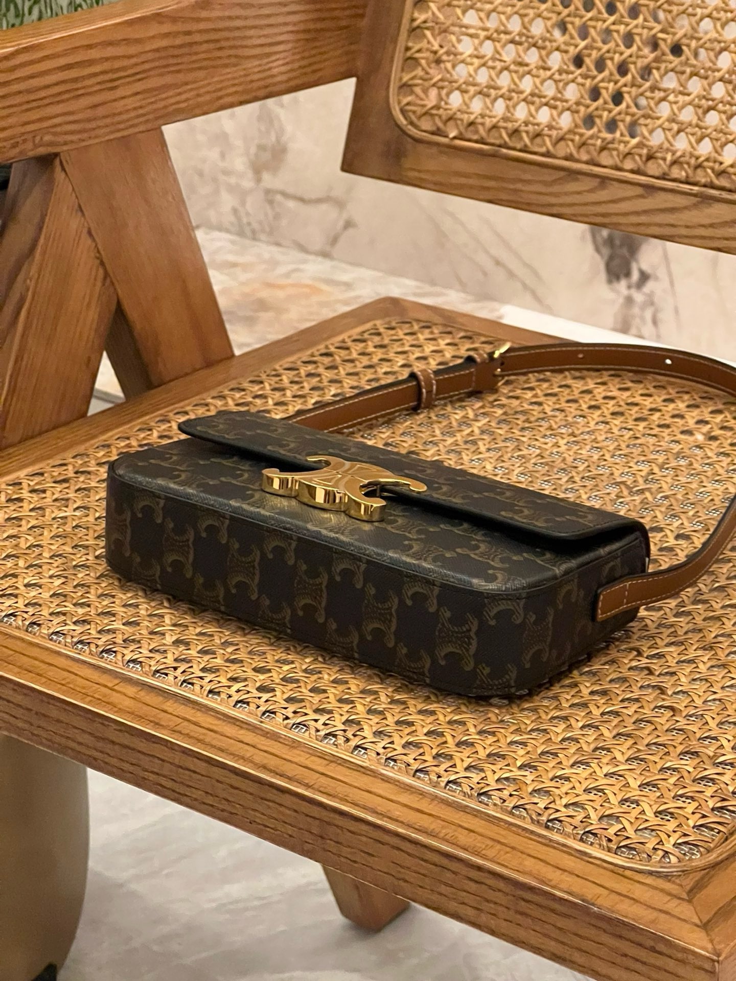 Celine Triomphe Shoulder Bag - Image 3