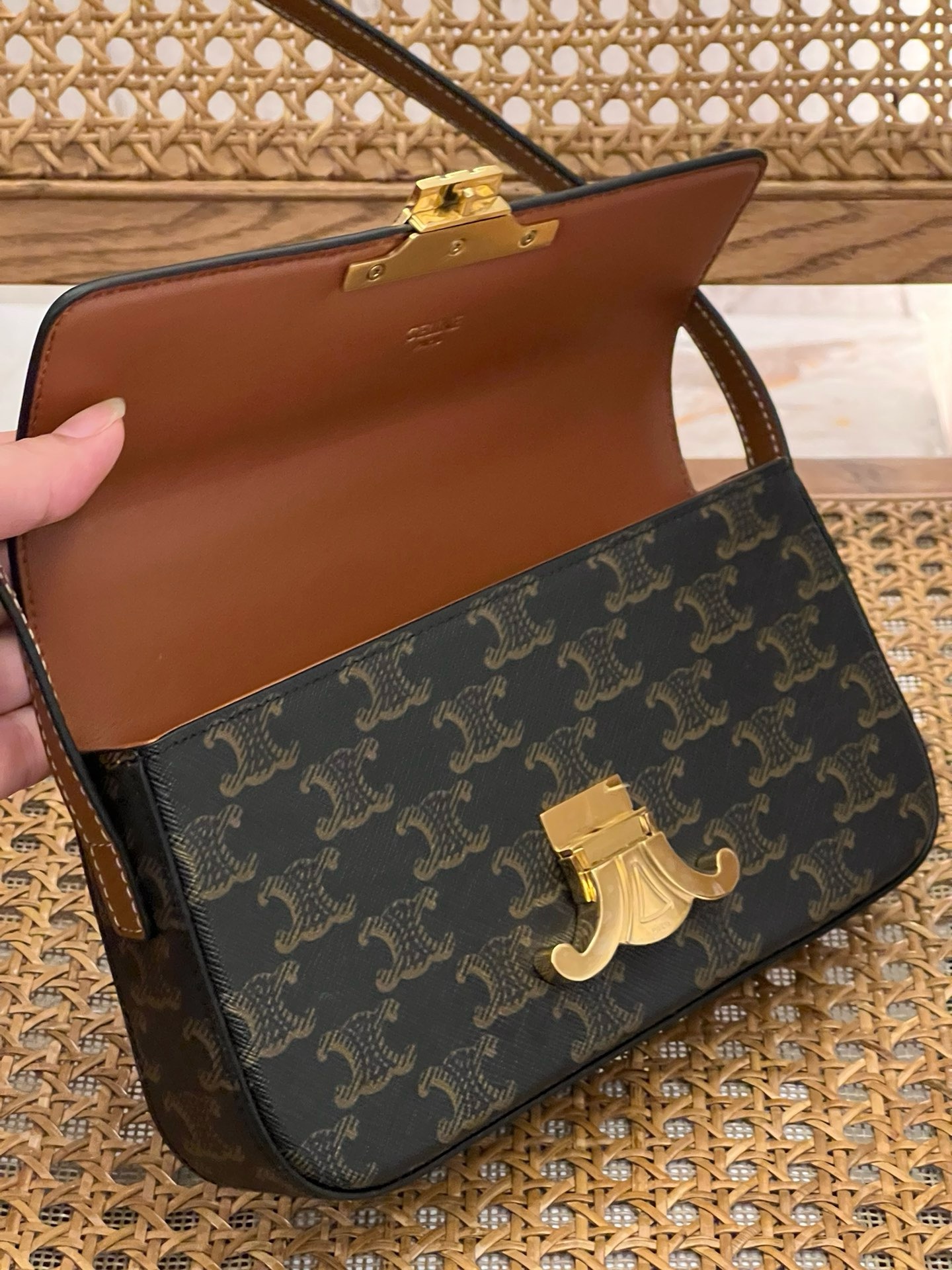 Celine Triomphe Shoulder Bag - Image 7