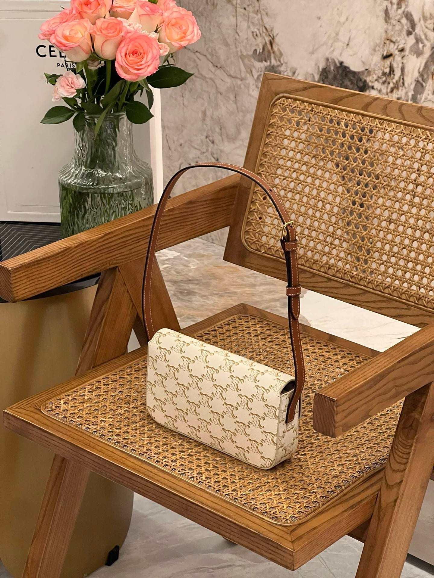 Celine Triomphe Shoulder Bag - Image 2