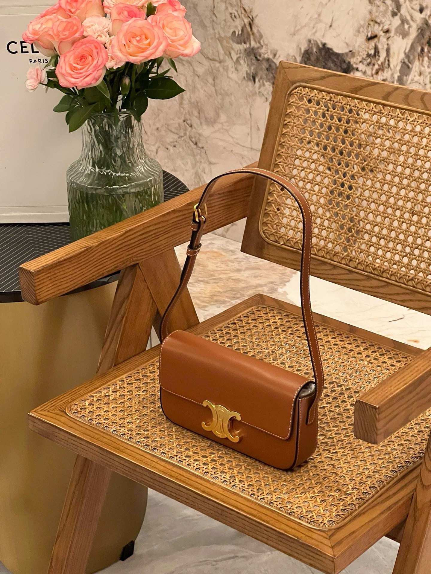 Celine Triomphe Shoulder Bag