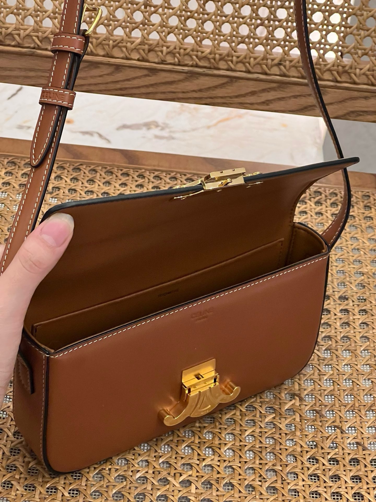 Celine Triomphe Shoulder Bag - Image 7