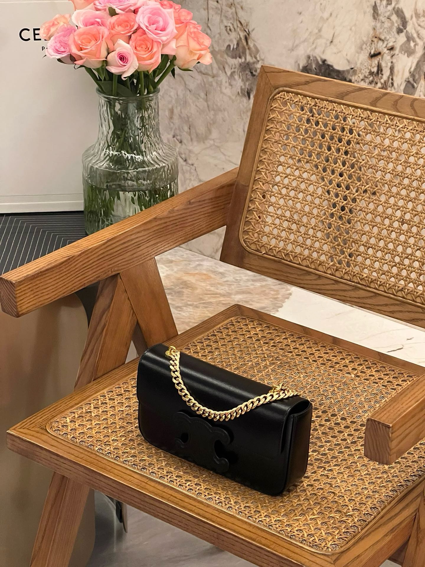 Celine Cuir Triomphe Bag