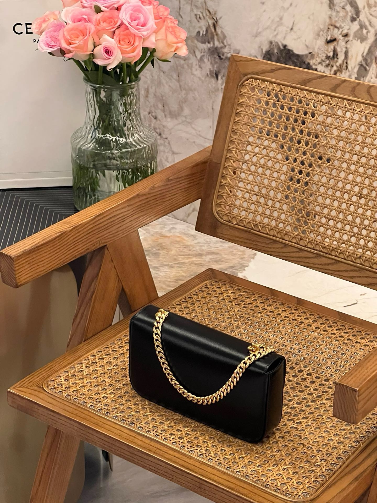 Celine Cuir Triomphe Bag - Image 2