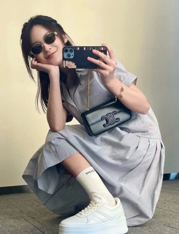 Celine Cuir Triomphe Bag