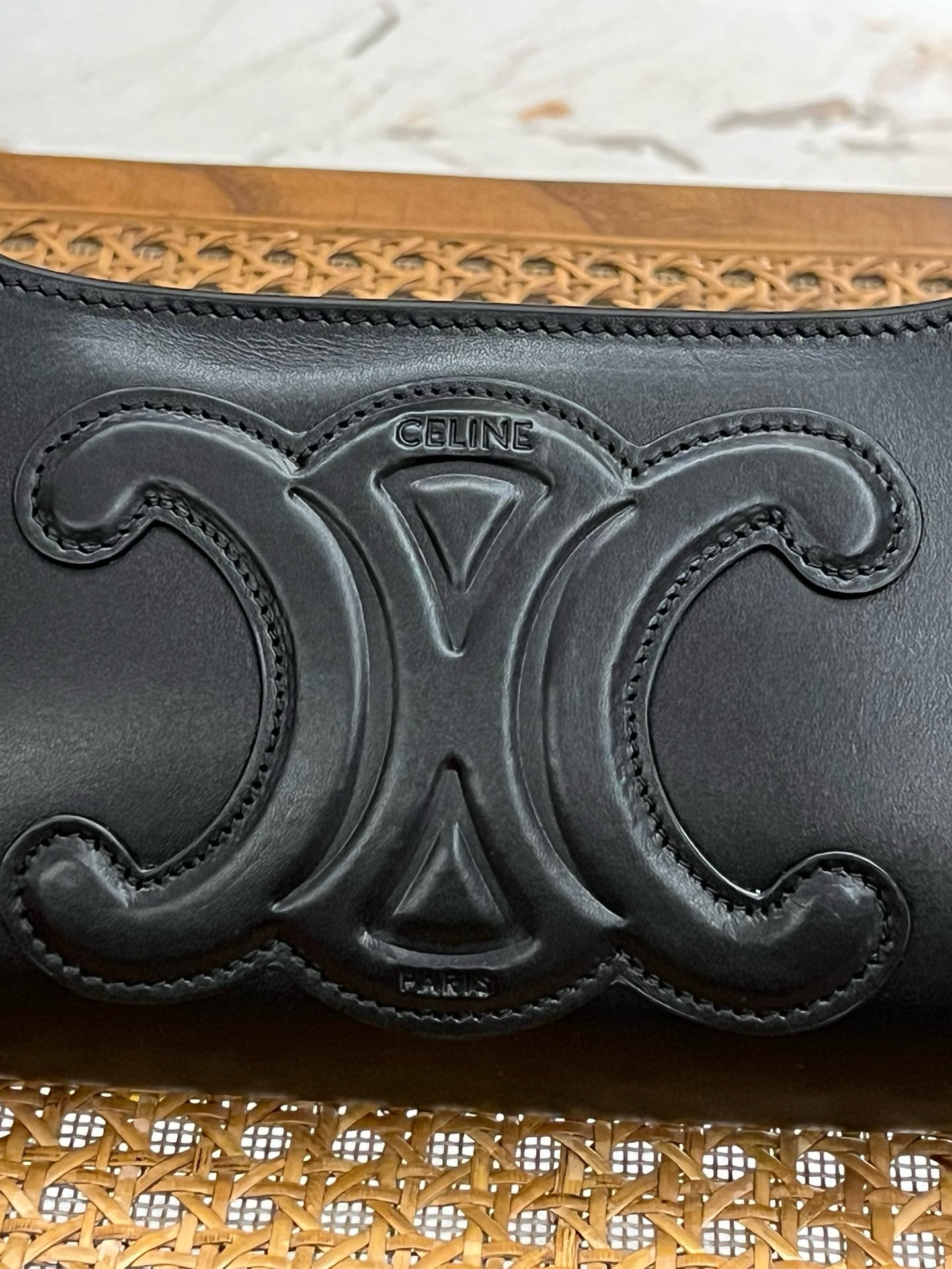 Celine Cuir Triomphe Shoulder Bag - Image 6