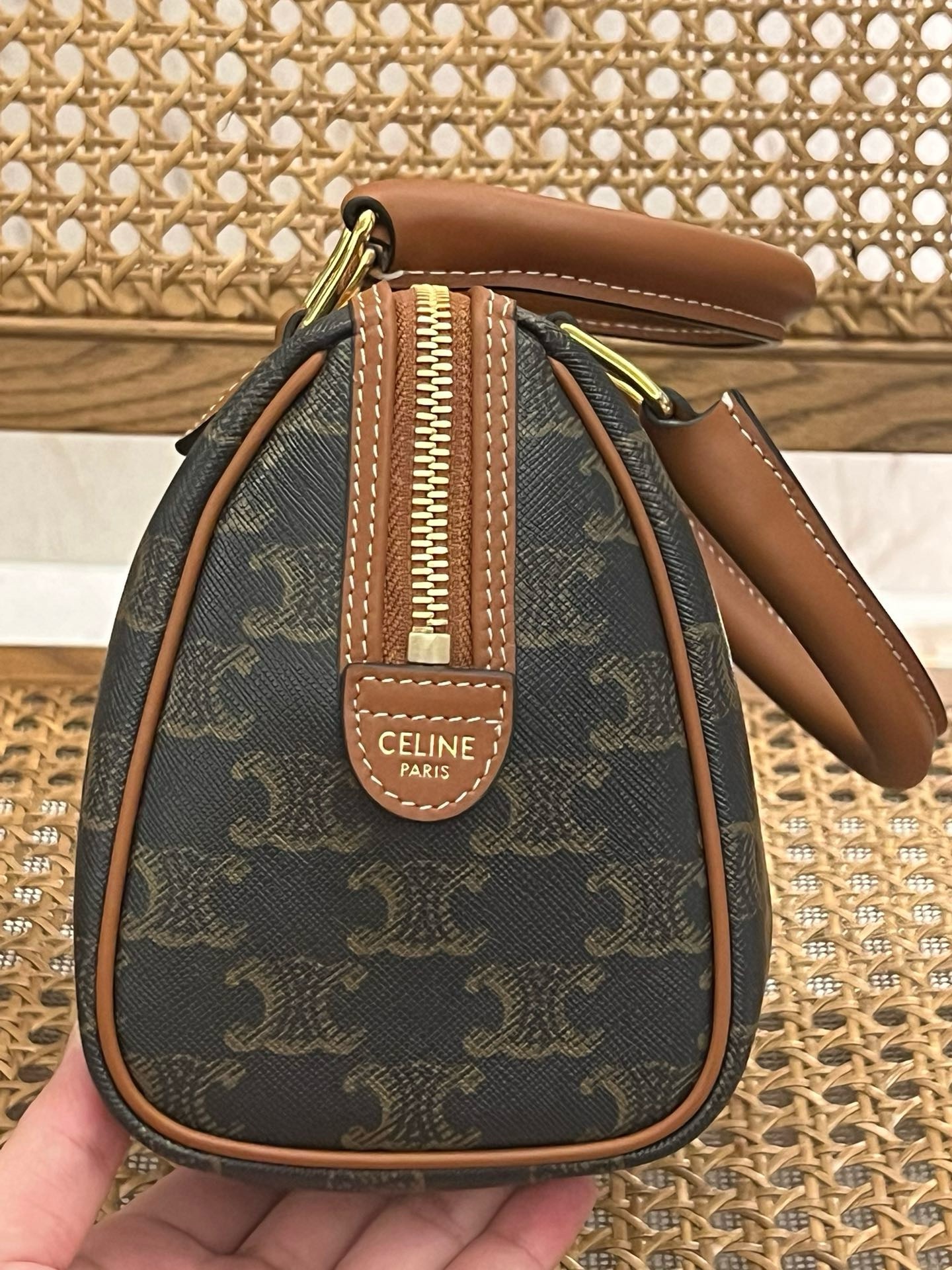 Celine Boston Petit Modele Cuir De Veeau Lisse - Image 6