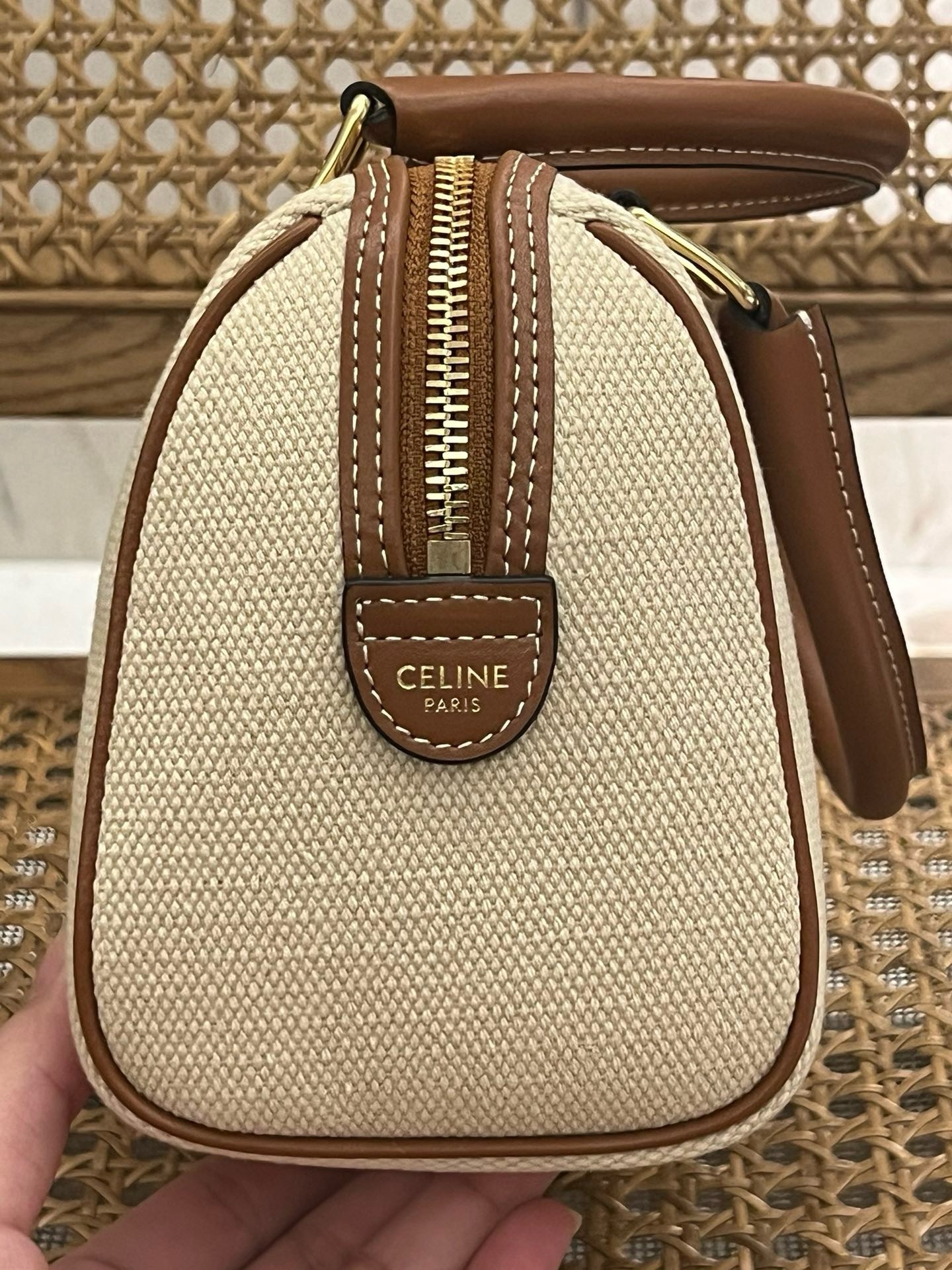 Celine Boston Petit Modele Cuir De Veeau Lisse - Image 5