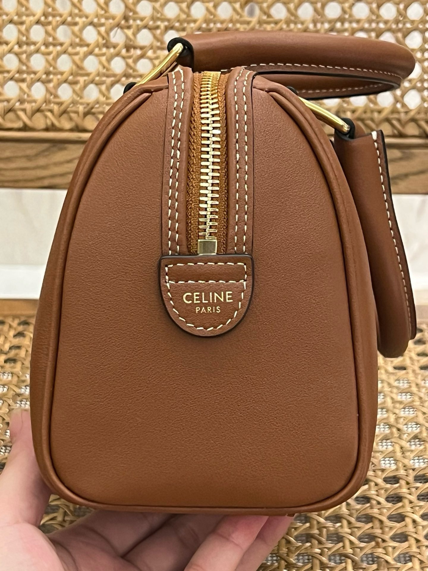 Celine Boston Petit Modele Cuir De Veeau Lisse - Image 6